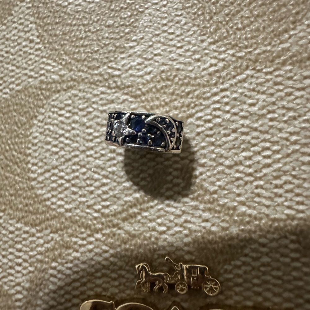 Pandora blue clip charm
